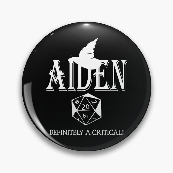 Item preview,  AIDEN NAME WIZARD RPG CRITICAL HIT designed and sold by rodmendonca.