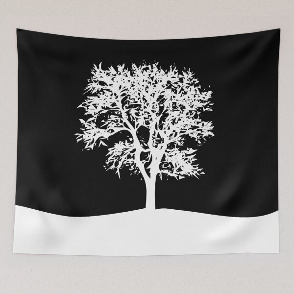 Item preview, White Winter Tree on Black designed and sold by shahramroj.