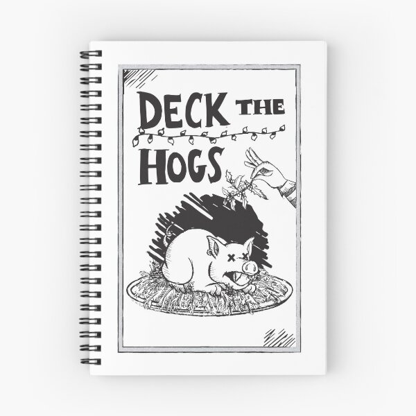 Item preview, Deck the Hogs designed and sold by karinachowtime.