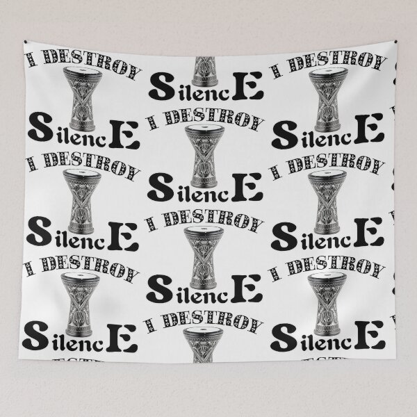 Item preview, I Destroy Silence designed and sold by Magic-Offers.