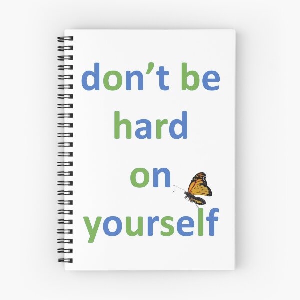Item preview, uplifting-Don't be hard on yourself   designed and sold by Vicky Rodden.