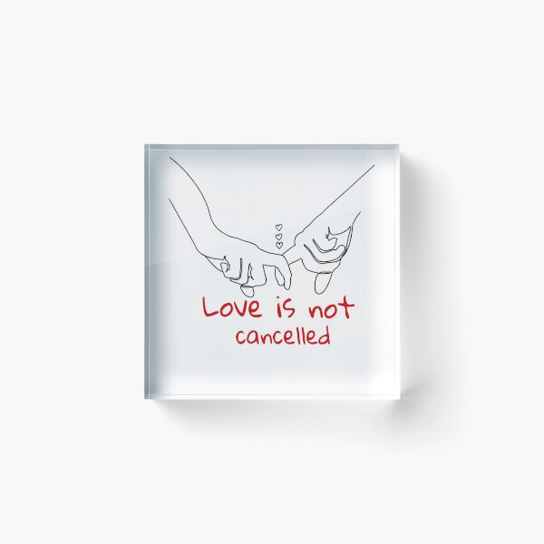 Item preview, love is not canceled 2021 valentines day best gift for love married couple designed and sold by AkramHabib.