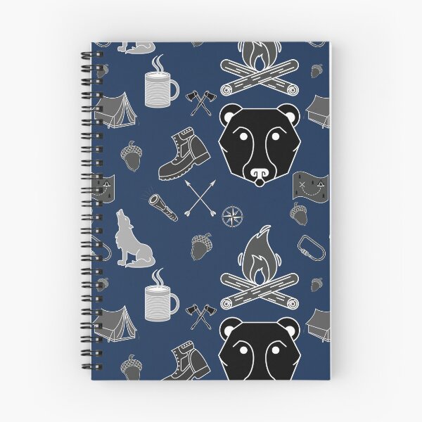 Item preview, camping outdoors nature pattern designed and sold by TheWaterBirds.