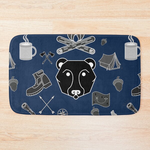Item preview, camping outdoors nature pattern designed and sold by TheWaterBirds.