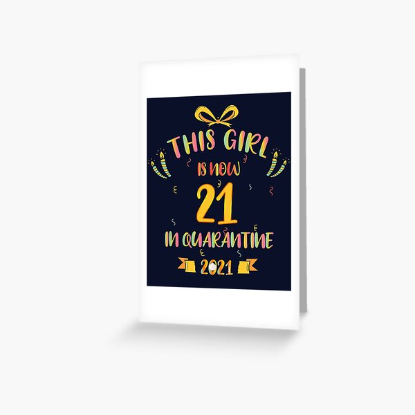 Carte De Vœux Joyeux 21e Anniversaire Anniversaire Garcon Ou Fille Par Fra02 Redbubble