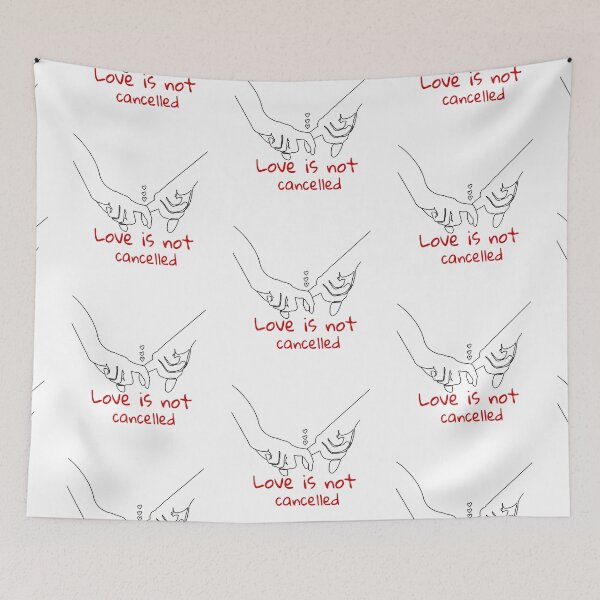 Item preview, love is not canceled 2021 valentines day best gift for love married couple designed and sold by AkramHabib.