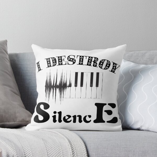 Item preview, I Destroy Silence Piano Essential T-Shirts designed and sold by Magic-Offers.