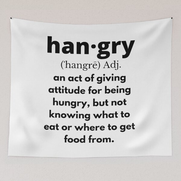 Item preview, Hangry designed and sold by Dunn Designs.