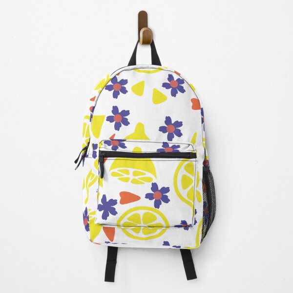 Item preview, Lemon pattern with flowers designed and sold by goodprints shop.