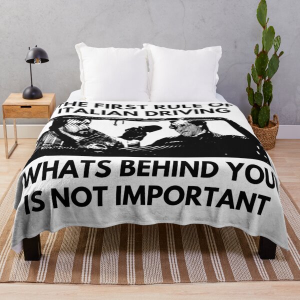 Item preview, The first rule of Italian Driving. What's behind you is not important designed and sold by PedalLoud.