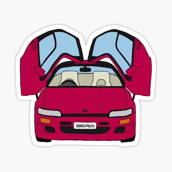 Item preview, Red Toyota Sera designed and sold by GhostGear.