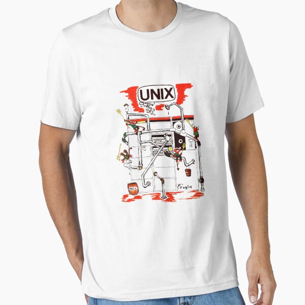 Item preview, Vintage Unix tee with beastie (BSD) daemon 1975 Foglio  designed and sold by violenxe.
