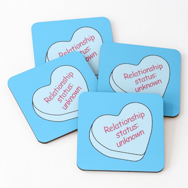 Item preview, Candy Hearts - Relationship Status: Unknown, Blue designed and sold by LaRoach Digital Arts.