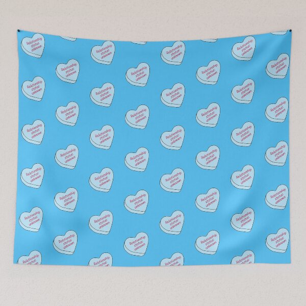 Item preview, Candy Hearts - Relationship Status: Unknown, Blue designed and sold by LaRoach Digital Arts.