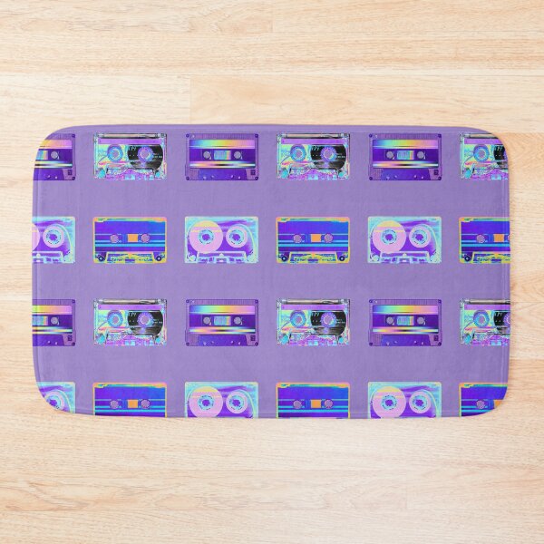 Item preview, Blue and Purple Holographic Imbued Cassette Pattern designed and sold by dinaaaaaah.