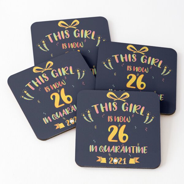 Item preview, This Girl Is Now 26 In Quarantine 2021 - Birthday Gifts designed and sold by yeknow.