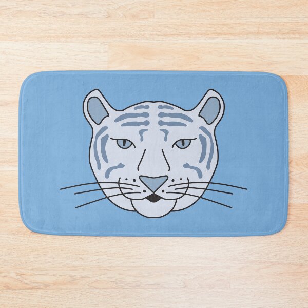 Item preview, Cute Cartoon Blue Tiger Head designed and sold by Twist Design.
