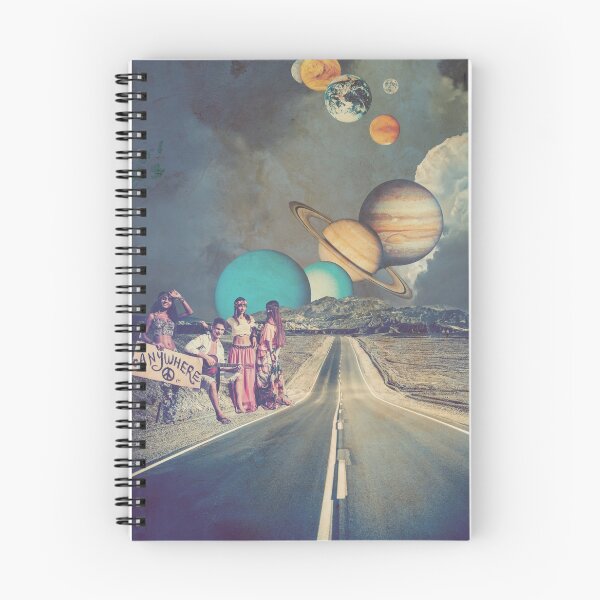 Item preview, Space explorers // road trip to cosmos vintage surreal collage designed and sold by Dorota Nowacka.