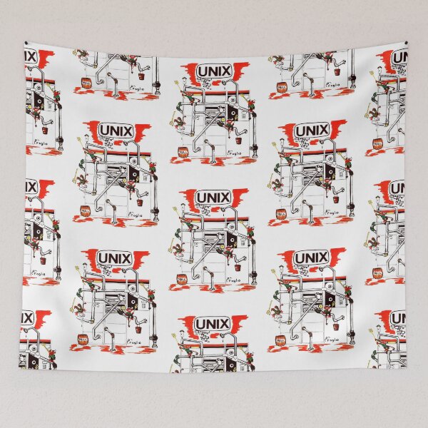 Item preview, Vintage Unix tee with beastie (BSD) daemon 1975 Foglio  designed and sold by violenxe.