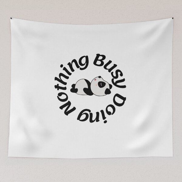 Item preview,   Busy Doing Nothing, Funny Panda designed and sold by Bachirdz.