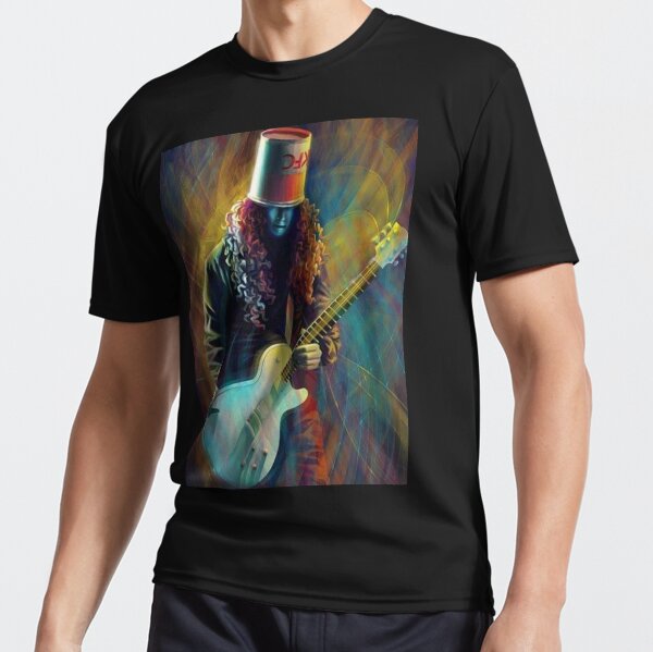 Buckethead art guitar Active T-Shirt