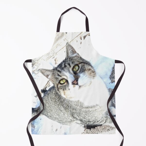 Item preview, happy farm cat in the snow designed and sold by Stephanie Skeem.