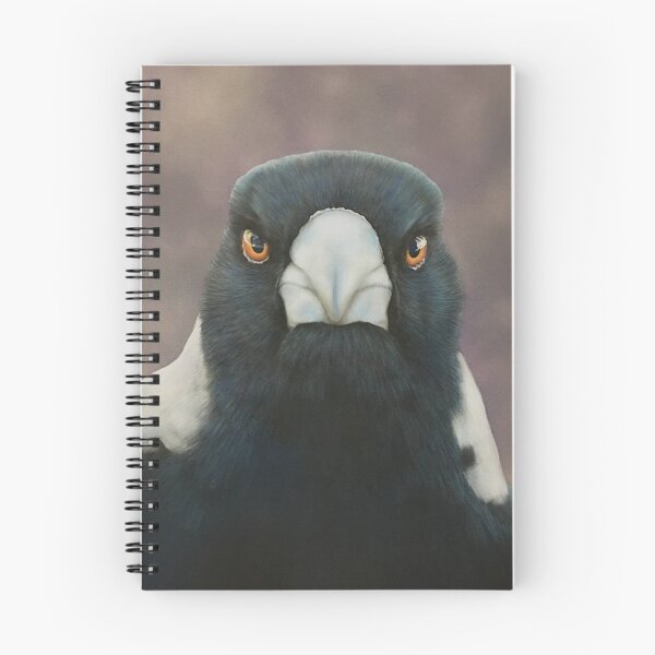Item preview, magpie portrait designed and sold by Debra Spence.