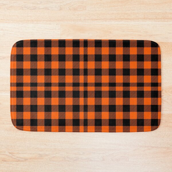 Item preview, Orange And Black Plaid Pattern designed and sold by virilamissa.