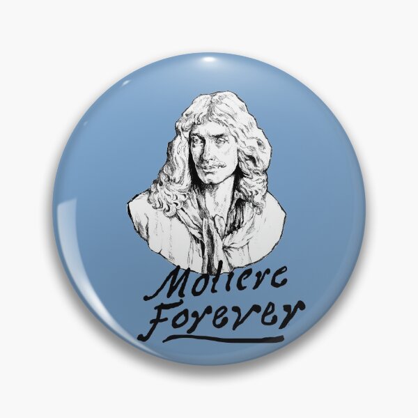 Item preview,  Molière, portrait, signature, forever designed and sold by voicivoila.