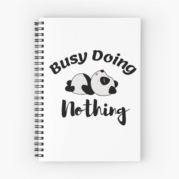 Item preview, Busy Doing Nothing, Funny Panda designed and sold by Bachirdz.