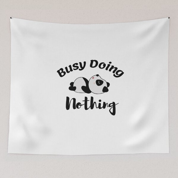 Item preview, Busy Doing Nothing, Funny Panda designed and sold by Bachirdz.