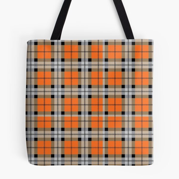 Item preview, Orange And Black Plaid Pattern designed and sold by virilamissa.