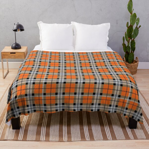 Item preview, Orange And Black Plaid Pattern designed and sold by virilamissa.