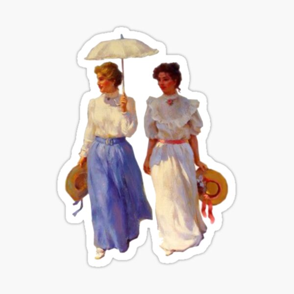 Victorian girlfriend Sticker