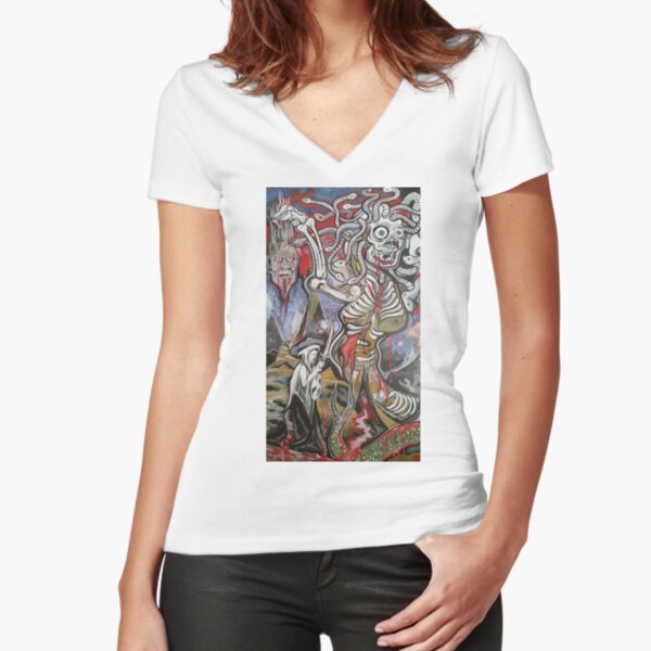 Fitted V-Neck T-Shirt