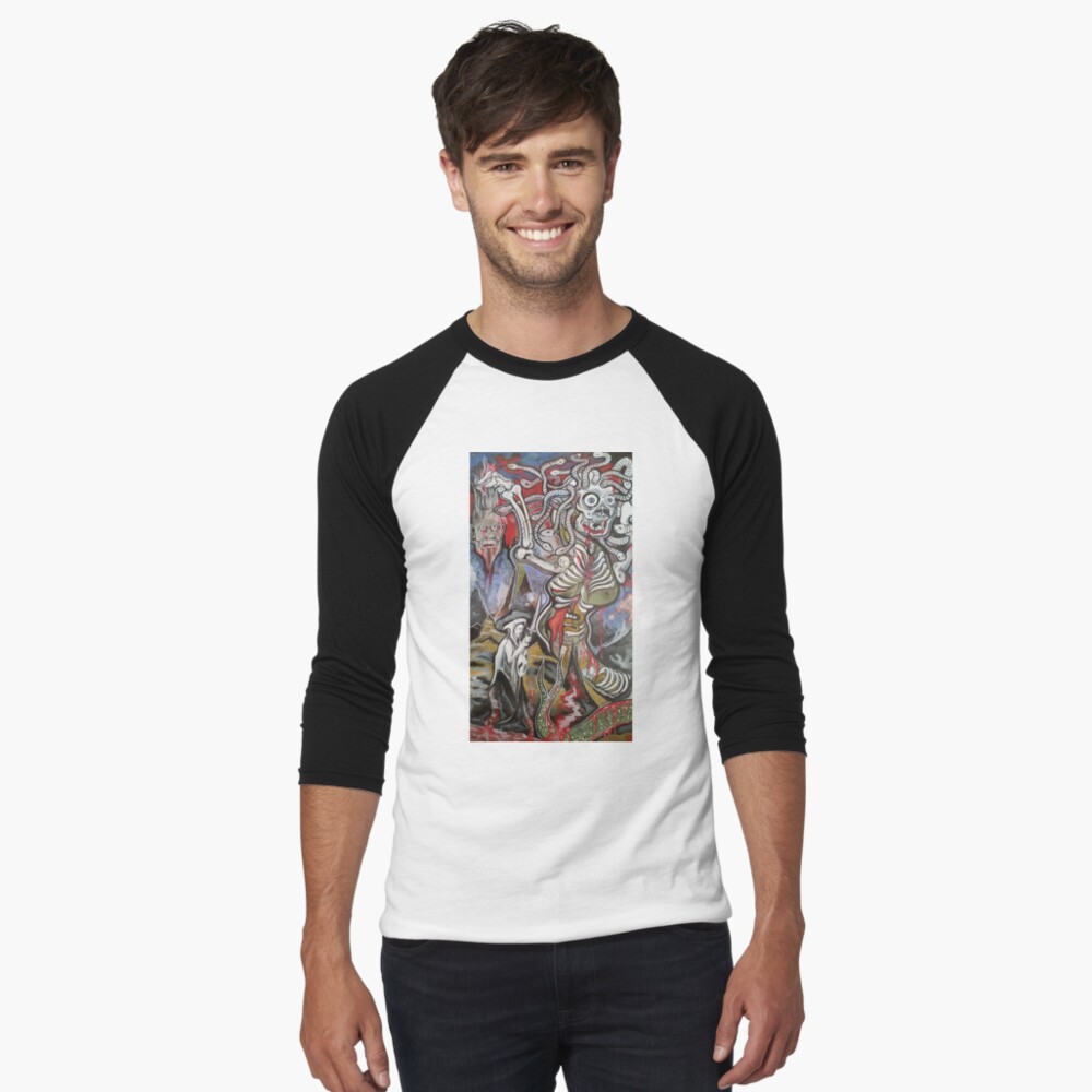 Item preview, Baseball ¾ Sleeve T-Shirt designed and sold by rickklu.