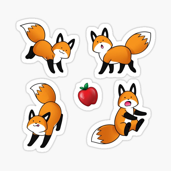 Fox Sticker Sheet Sticker
