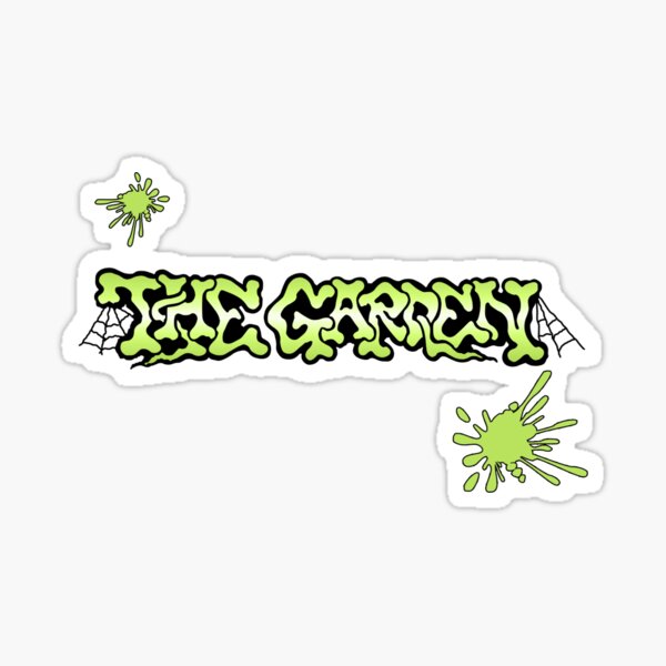 The garden logo design Sticker