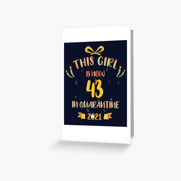 Cartes De Vœux Sur Le Theme Anniversaire 43 Redbubble