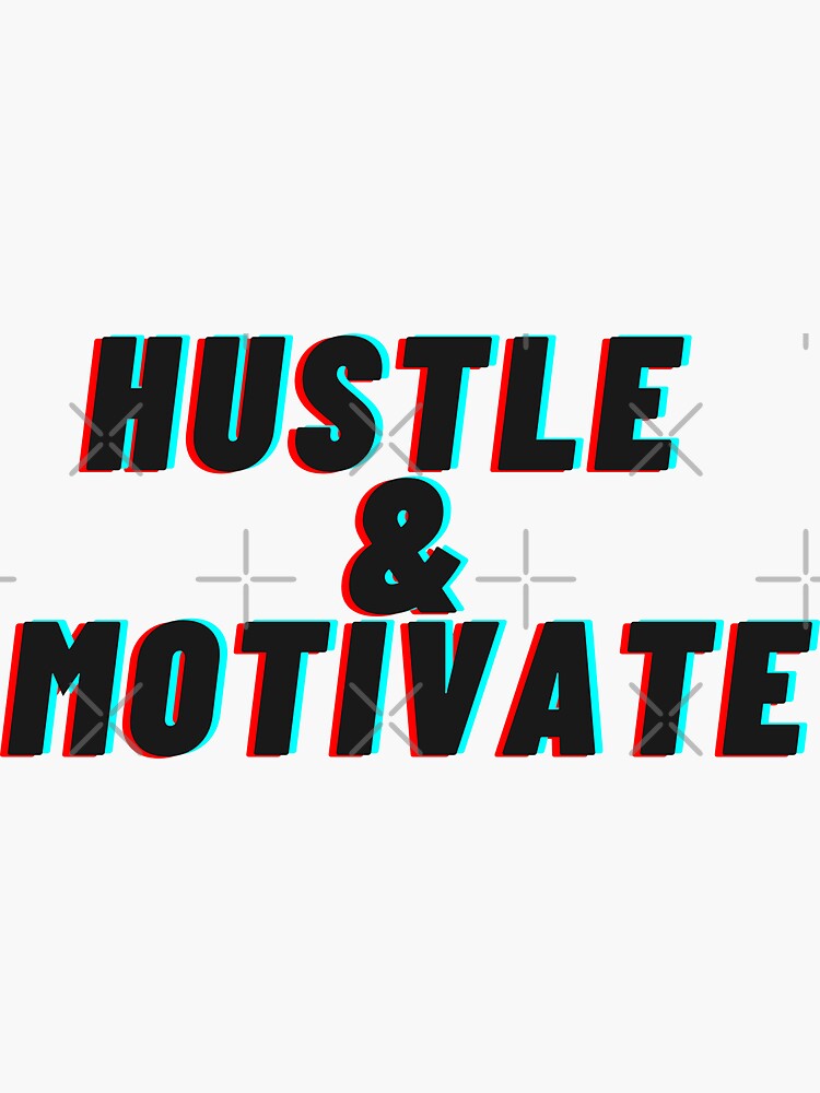 "Nipsey Hussle's "Hustle & Motivate" Lyrics" Sticker for Sale by