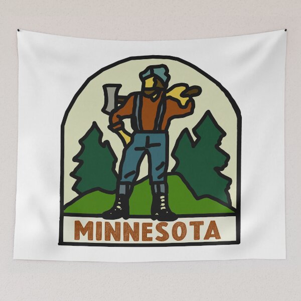 Item preview, Minnesota Bunyan Decal  designed and sold by Decal Mania.