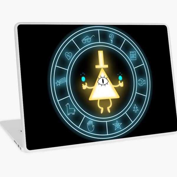 Bill Cipher Wheel Laptop Skin