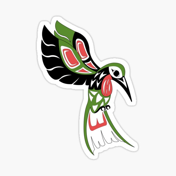 Item preview, Indigenous Hummingbird (Nenookaasi) designed and sold by KendraHowland.