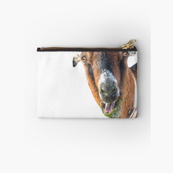 Item preview, Funny green faced goat, eating healthy is fun designed and sold by Stephanie  Skeem.