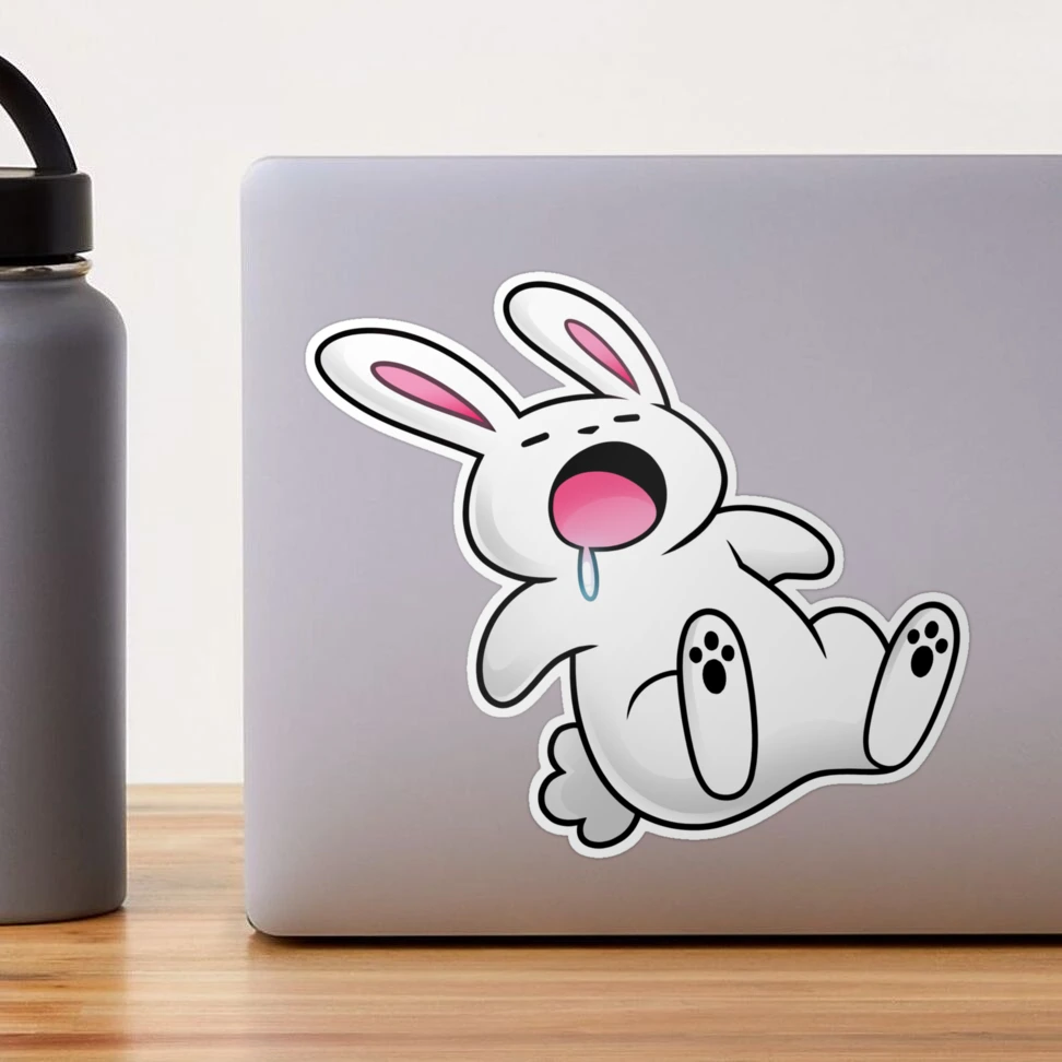 Sleeping Bunny Sun Catcher Sticker Decal – LaRynn Sticker Co.
