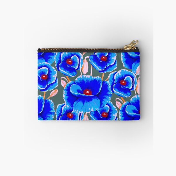 Item preview, Blue Poppy Flowers Pattern - Colorful designed and sold by Kraina.