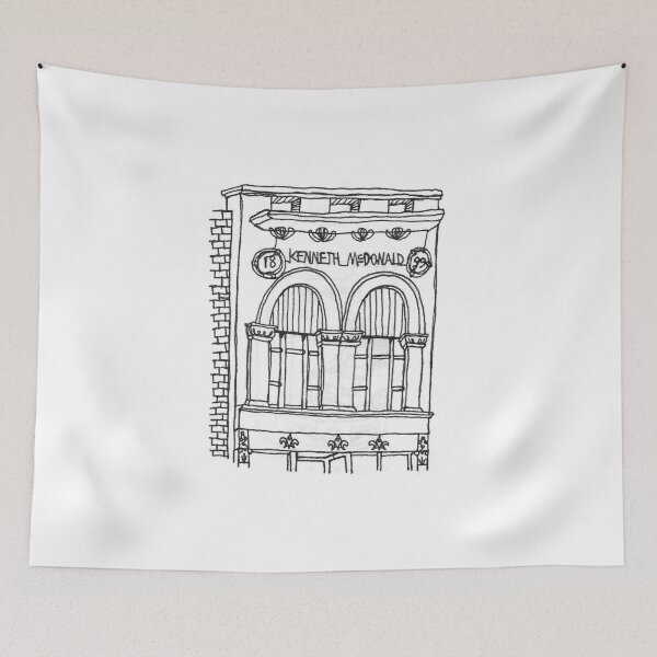 Item preview, Brick Building Downtown Boulder CO Line Drawing designed and sold by chailyn.