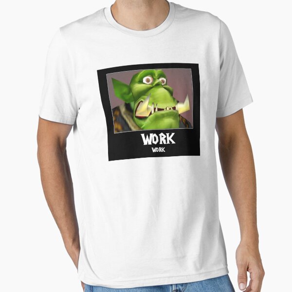 Vista previa del artículo con la obra «TRABAJO TRABAJO - WC3», diseñado y vendido por GsusChrist.