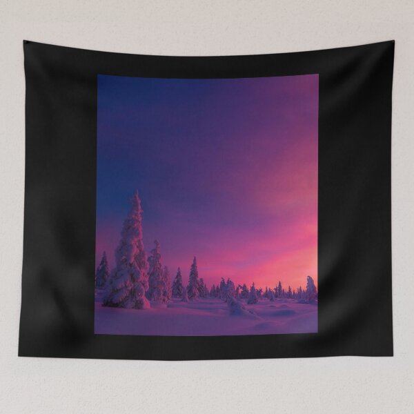 Item preview, Stunning purple icy sunset with contrasts designed and sold by Custom Shop.