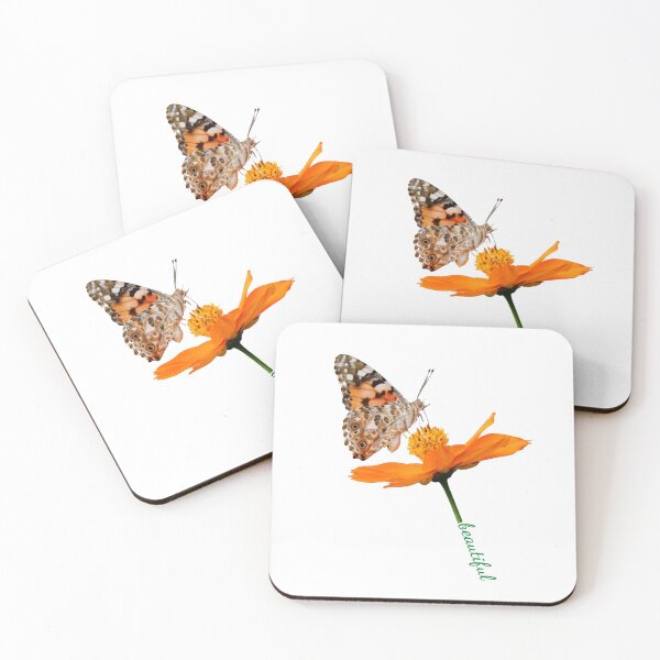 Item preview, Beautiful Orange Butterfly and Flower designed and sold by molamode.